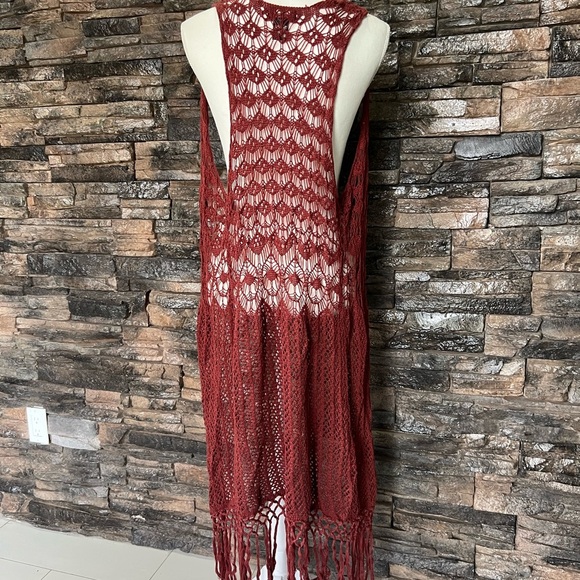 Red Halter Backless Sundress for a Night Out - Picture 4 of 10